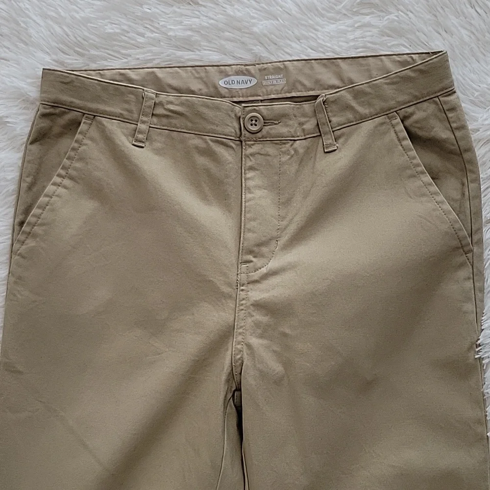 Old Navy Pants Bundle 3 Pairs Beige Chinos, Blue Jean, Black Jean Boys Size 14